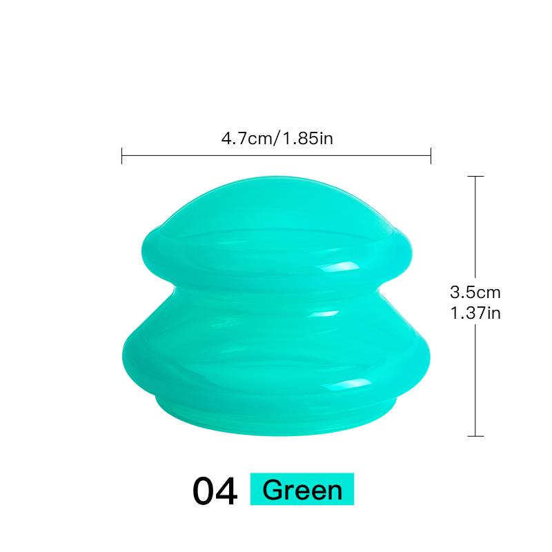 Силиконовые массажные банки Массаж глубоких тканей Массажер для тела Вакуумная банка Антицеллюлитная присоска Инструмент для здоровья Скребок