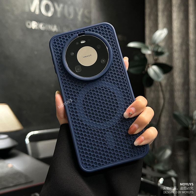 Чехол для Huawei Mate 80 Pro, модный, магнитный, из поликарбоната, с сотовой структурой, отверстиями для рассеивания тепла, для Huawei Mate 80, ударопрочный бампер