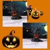 1/4Pcs Halloween Spooky Tree Figurine Ghost Tree Stump Resin Statue Sculpture Indoor Outdoor Garden Desktop Decoration Ornament
