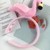Animal Animal Hair Hoop Korean Style Plush Hair Hoop Lovely Flamingo Headband  Daily