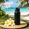 24oz BPA Free Stainless Steel Large Capacity Water Bottle Reusable for Road Trips Family Road Trips Weekend Getaways