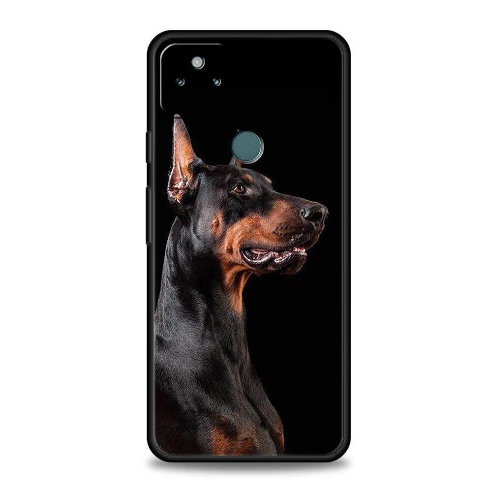 Чехол для телефона с изображением добермана для Google Pixel 10 9 8 7 6 9A 8A 7A 6A Pro Ударопрочный Мягкий ТПУ 9 Pro XL Чехол Capas Fundas Coque