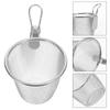 Stainless Steel Colander Cooking Accessory Mesh Strainer Convenient Household Pasta Basket Multi-function Noodle Wicker