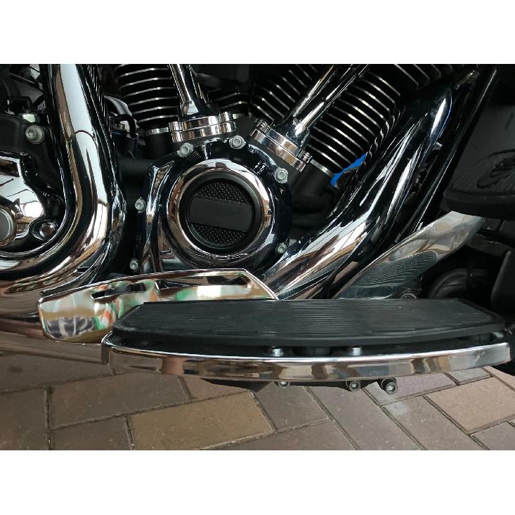 For Harley Touring Road King Street Electra Glide Ultra Softail FL FLD Motorcycle Driver Floorboard Rider Footboard Heel Guard