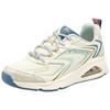 Skechers Tres-Air Uno Удобная поддержка Баланс Низкие беговые кроссовки Женская кроссовка Цвет Off-White 800029-NTBL