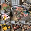 Tropical Animal Leopard Print Area Rugs Anti Slip Rug Washable Carpet for Home Decor Living Room Kitchen Mat Bedroom Floor Mat