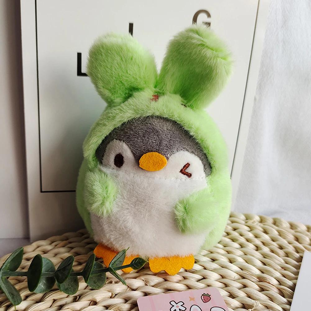 Cute Cartoon Penguin Stuffed Plush Dolls Toys Key Ring Bag Pendant Kids Toy Birthday Gifts Mini Animal Plush Doll Keychain
