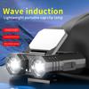 Portable Hat Brim Light Indicator Light 5V/1A Wave Induction