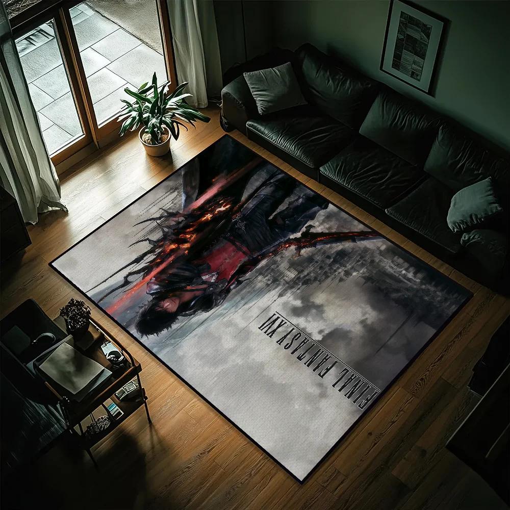 Игра F-Final Fantasy XVI Маленький ковер Прикроватный Кухня Ванна Гостиная Дом Дом Спальня Напольный коврик Придверный коврик Ковер Украшение