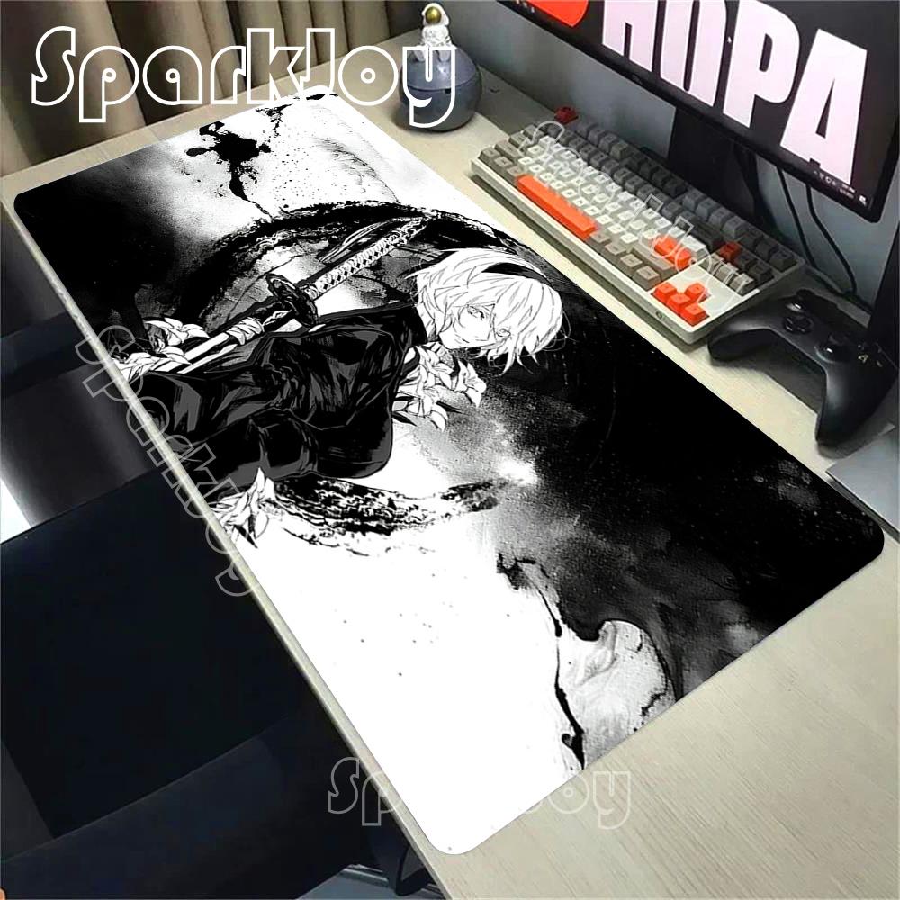 Large Rubber Tablepad Pc Game Mousepad ESports Pretty NierAutomata 2b Mouse Pad Laptop Deskmat NonSlip Computer Keyboard Mat