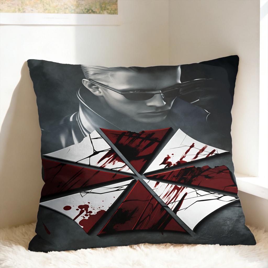 Pillow Case Umbrellas Corporations Japan Horror Game Design Pillow Cover For Living Room Chair Novelty Pillowcases