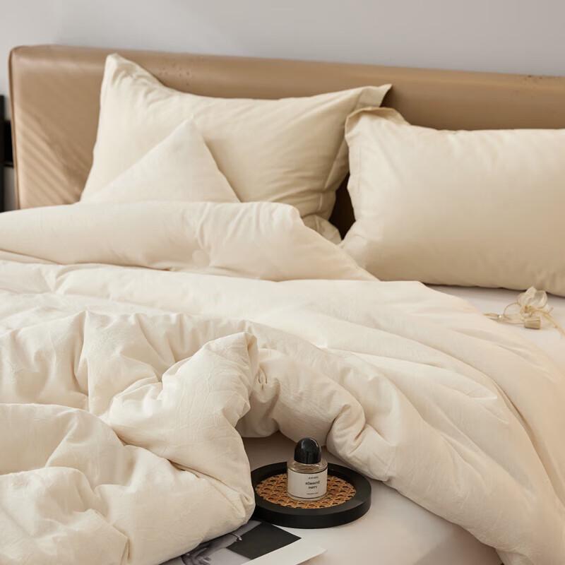 LANGSHA Всесезонное стеганое одеяло из смесовой полиэфирной шелковой ткани