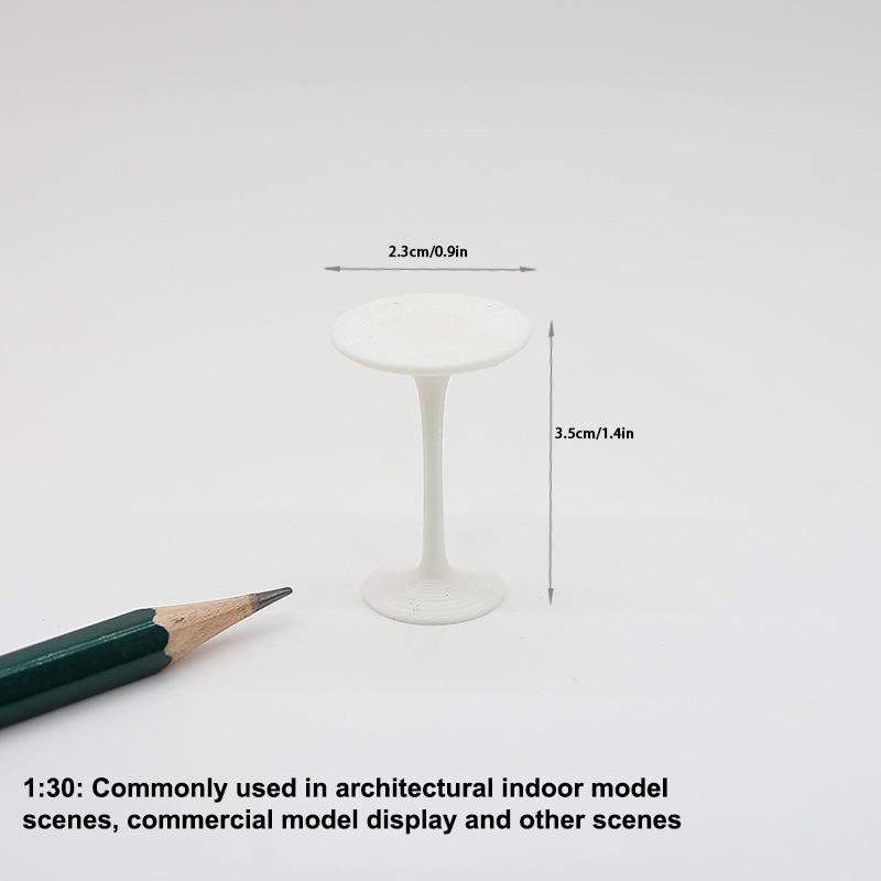 Миниатюрная кукольная мебель, игрушки, модель круглого стола на высоких ножках и барного стула для реалистичной декорации сцены жизни