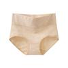 Women's High-Waisted Breathable Antibacterial 100% Cotton Briefs with Abdomen Shaping