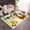 Mr Bean's Silly Adventure Themed Anti-Slip Rugs - Polyester Home Decor, Suitable for Bedrooms, Living Rooms, Doorways, Studios, and Decorations