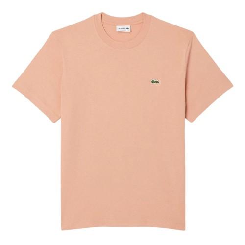 Lacoste Mens Embroidered Logo Cotton T-Shirt