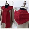 New Winter Warm Shawl Balaclava Hats Integrated Thicken Beanies Caps Ear Protection Soft Hooded Scarf