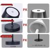 LED Rechargeable Metal Touch Dimming Desk Lamp for Western Restaurant Tabletop Atmosphere