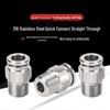 316 Stainless Steel Pneumatic Quick Connect Straight Fitting