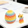 3D Printed Dragon Egg Figurine Mini Dragon Egg Statue Miniature Dragon Egg with Dragon Inside Desktop Decoration Ornament