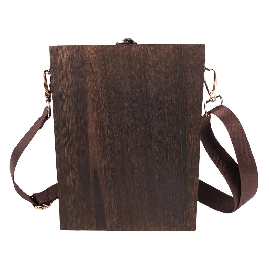 Writers Messenger Wood Box Portable Wooden Artist Bag Easel Sketch Box with Adjustable Shoulder Strap for Outdoor