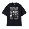 Рэпер Feid Ferxxo Концертный Постер Графическая Футболка Мужская Женская Хип-Хоп Ретро Высококачественная Футболка Повседневная Хлопковая Футболка с Круглым Вырезом Топы