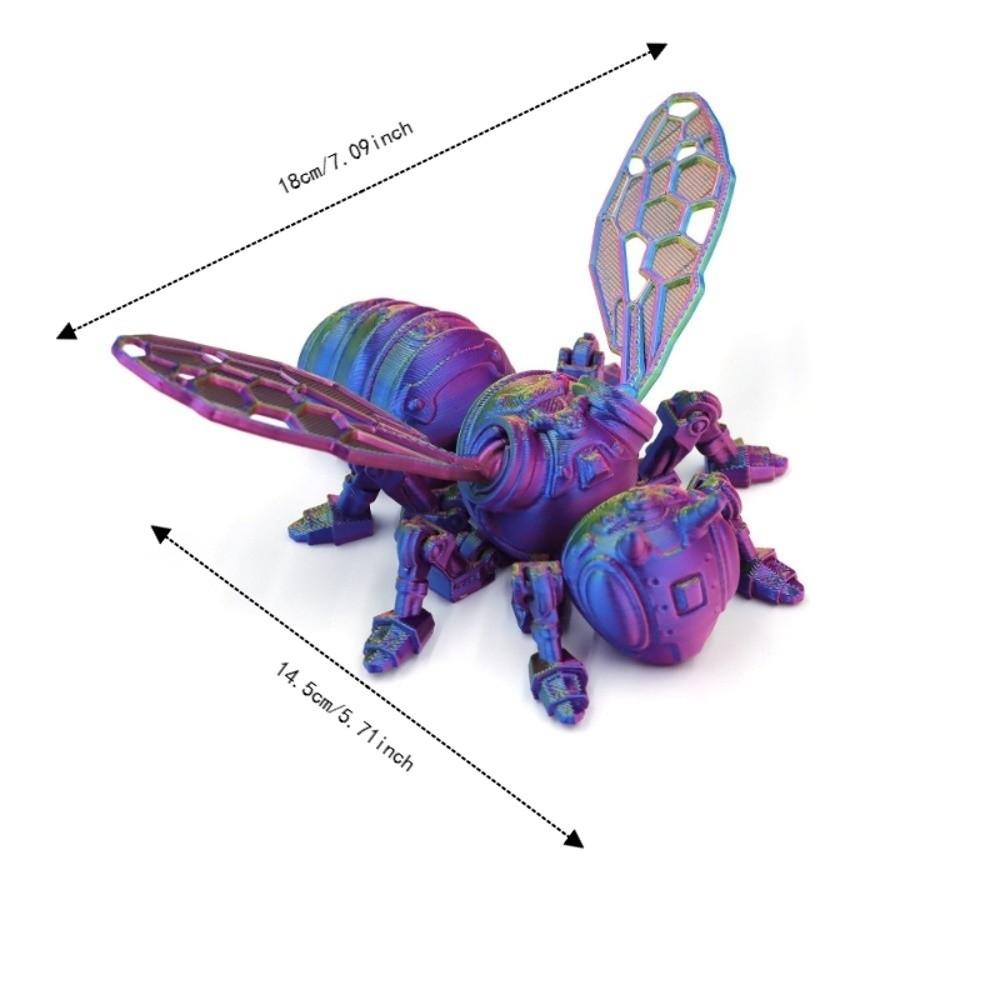 Movable Joint Mechanical Bee Toy Wing Joints Movable Joint Insect Toy Home Decorations