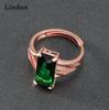 Классическое кольцо Lindon из медного сплава с цирконием, женские ювелирные изделия, свадебный подарок для вечеринки