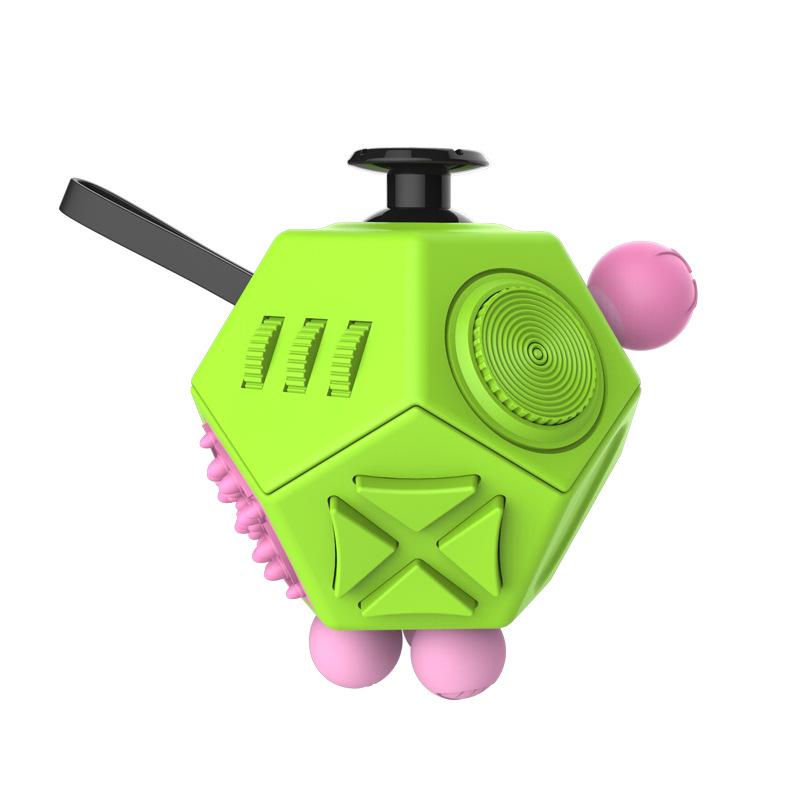 Fidget Cube Release Stress Cube Stress Angst Weiches Material Druckentlastendes Spielzeug für Erwachsene und Kinder Geschenkidee