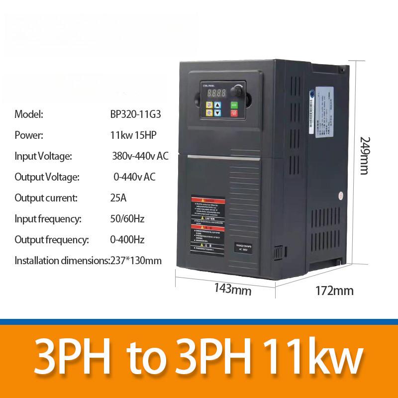 RQ320 Портативный преобразователь частоты Однофазный в трехфазный VFD/VSD Частотный инвертор для двигателя