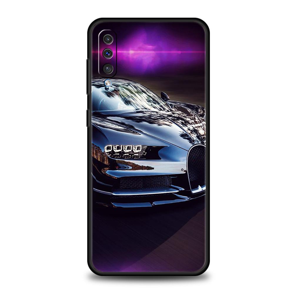 Чехол для телефона со спортивными машинами для Samsung Galaxy A12 A22 A50 A70 A20 A10 A40 A42 A52 A20S A02 A03 A04 5G Черный силиконовый чехол Fundas