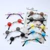 Ins Fashion Candy Color Hip Hop Small Round Sunglasses Punk Sun Glasses Shades