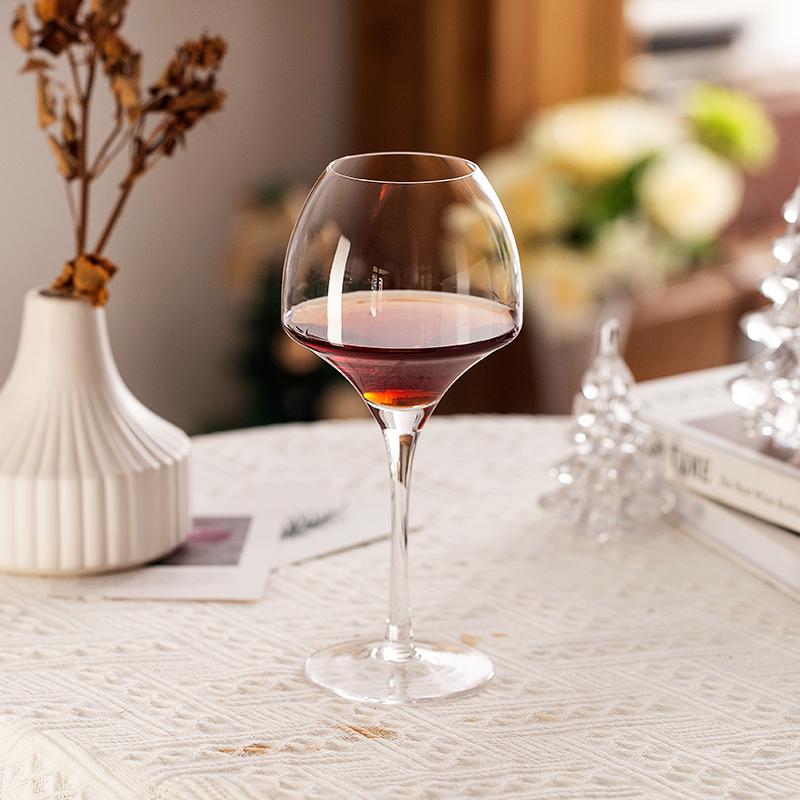 Crystal Red Wine Glasses - Premium Large Hand Blown Wine Goblet - Long Stem Wine Glasses - Gifts for Wine Lovers, Wine Tasting