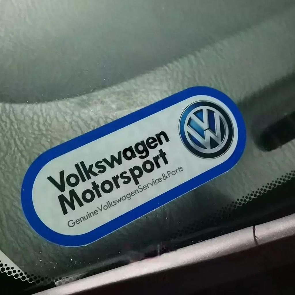 2025 Горячие JDM Статические Наклейки на Лобовое Стекло Автомобиля Для Volkswagen Golf MK6 MK7 Passat Polo T5 Magotan Touran Scirocco Декоративный Эмблема
