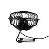 Pullman - Mini Ventilateur De Bureau Usb - Portable, Léger, Orientable - En Métal Noir
