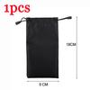 2026 New Waterproof Dustproof Pouches for Sunglasses Case Soft Cloth Dust Pouch Optical Glasses Carry Eyewear Case Container Bag