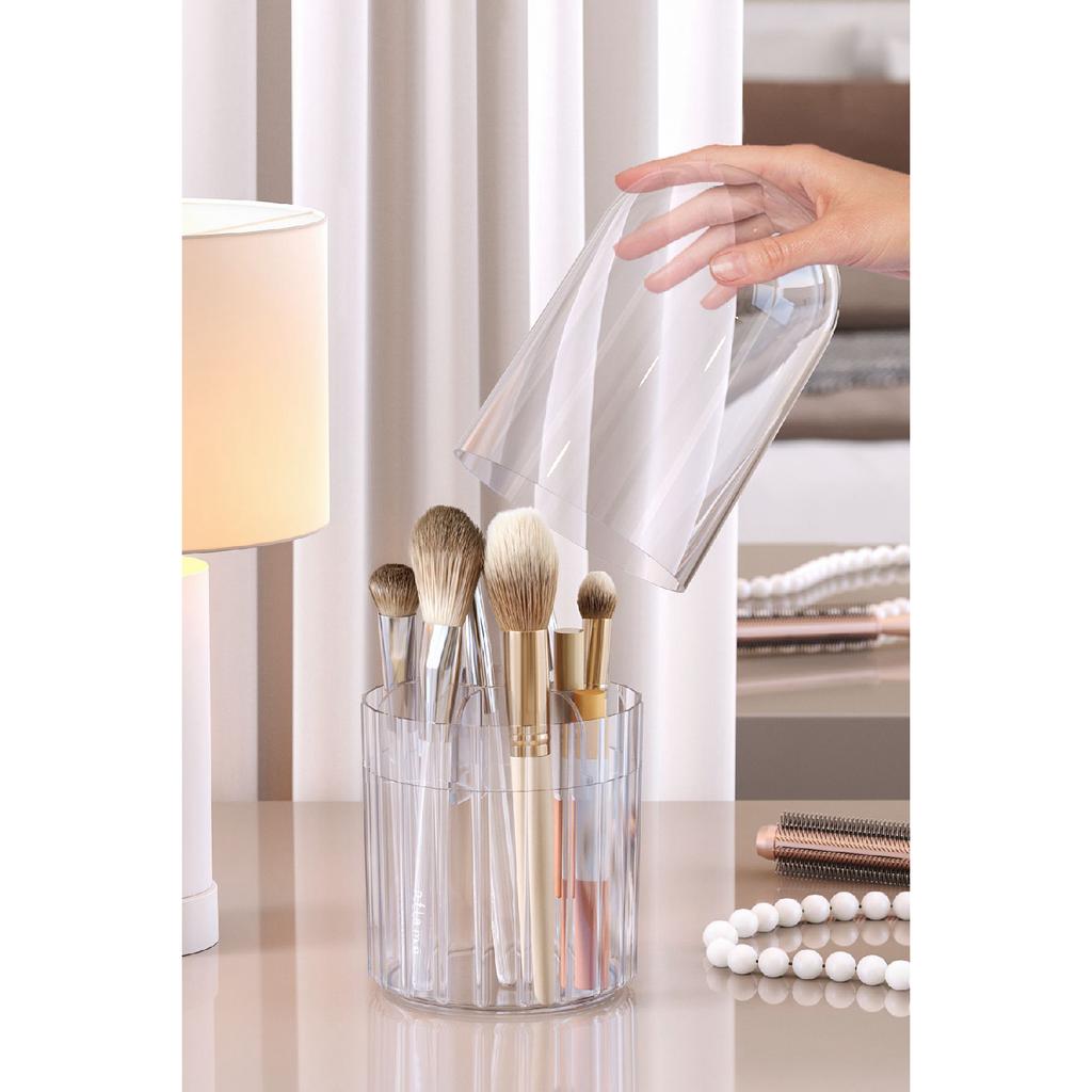 Elegance Xl (35cm) Makeup Cosmetic Perfume Cream Serum Organizer With Drawers White