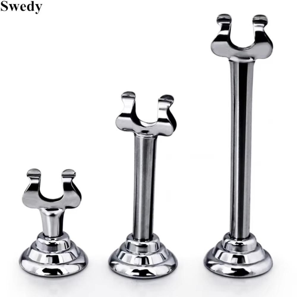 U Shape Name Card Display Stand Stainless Steel Picture Clips Price Display Rack  Table Accessories