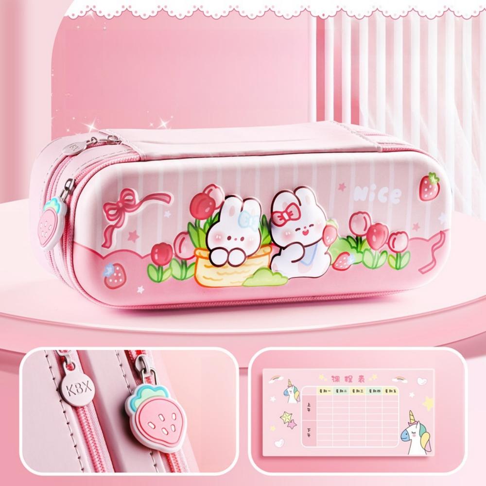3D Kawaii пенал EVA большой емкости водонепроницаемый легкий пенал для школьных принадлежностей канцелярская сумка