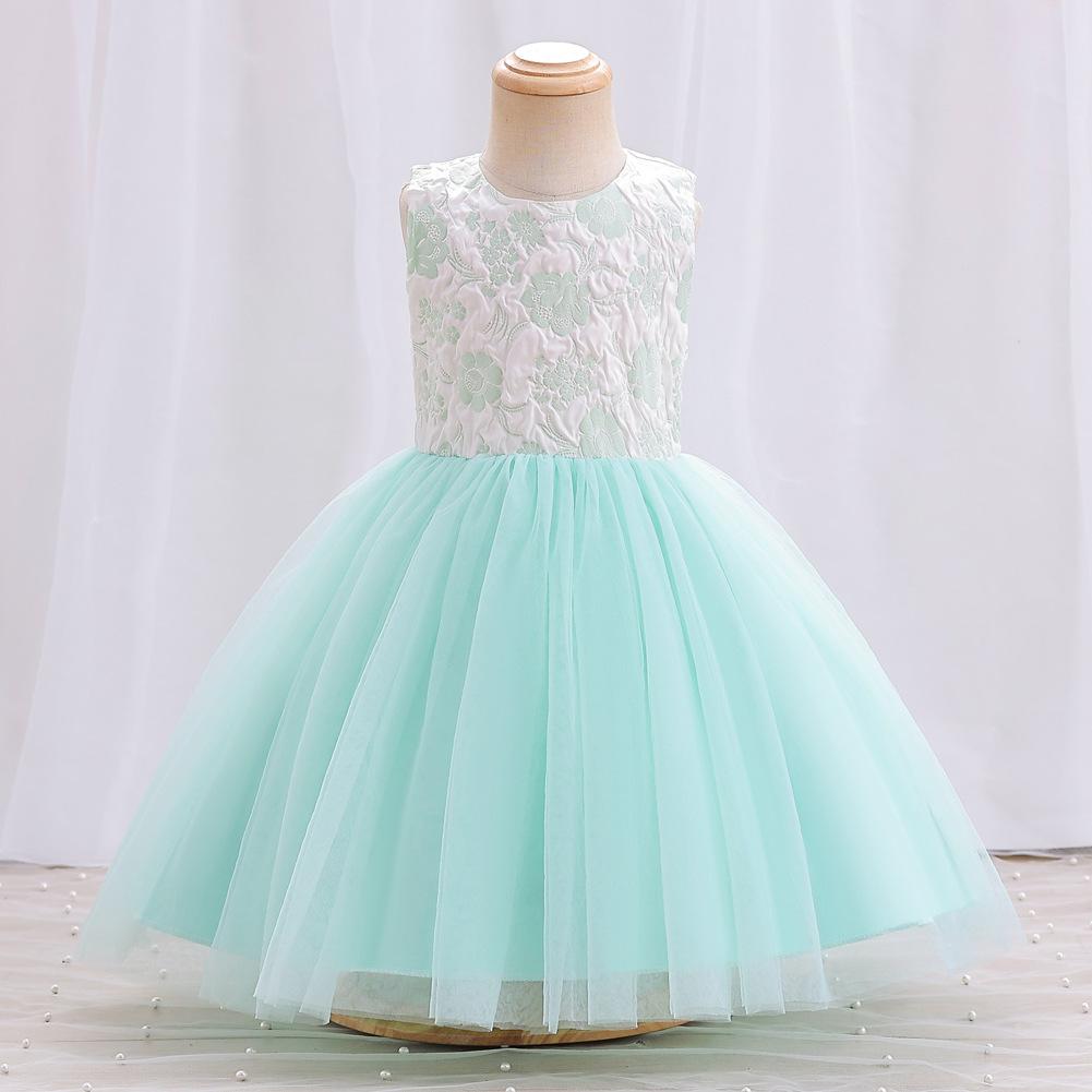 Girls Dresses Infant Weekly Dresses Vest Mesh Dresses - Princess Dresses Puffy Skirts Party and Banquet Dresses