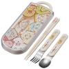Children's Antibacterial Trio Set Chopsticks Spoon Fork Sumikko Gurashi Okaiyasan Made In Japan TACC2AG-A