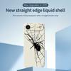 For iPhone 17 Air Case Spider Pattern Printing Straight Edge TPU Phone Back Cover