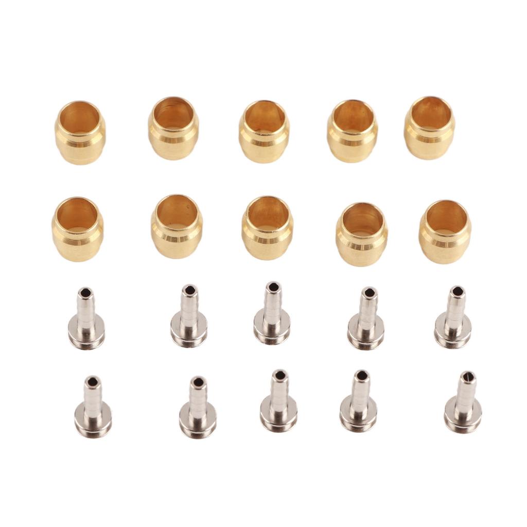 Набор из 10 пар велосипедных масляных игл с оливами, устойчивый к коррозии, масляная игла для велосипедной трубки