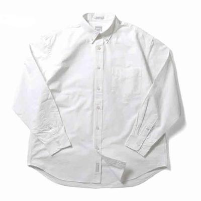 [Хьюстон] Ретро Оксфордская рубашка с воротником button-down (Расслабьтесь) Мужской