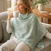 Solid Color Knitted Shawl Wool Blend Wool Bandana Warm Keeping Triangle Scarf  Party Occasion