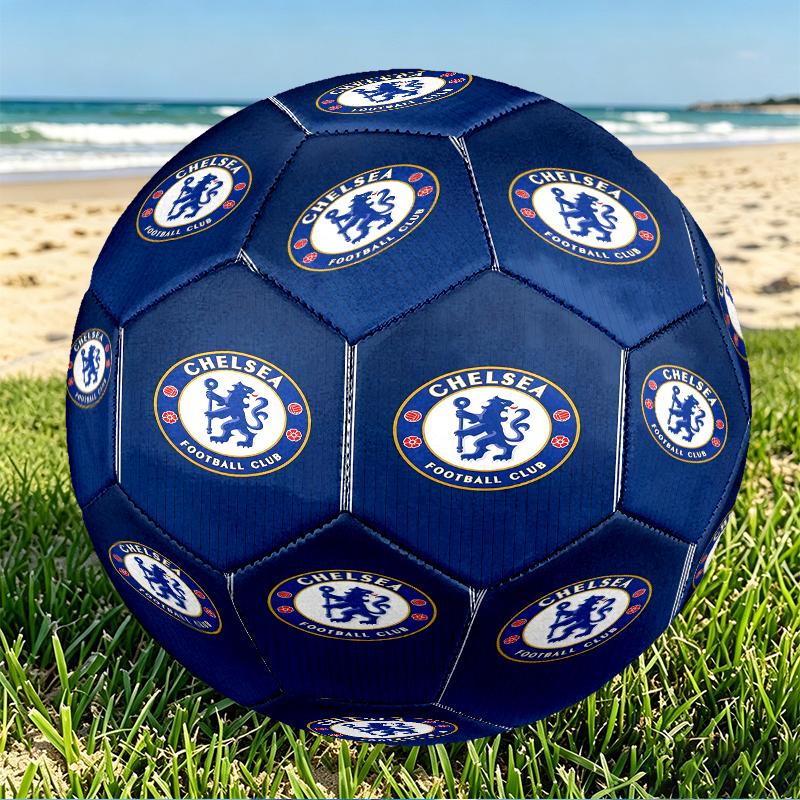 football club.C Print Size 5 Soccer Ball, PU Wear Resistant Football for Match Training and Daily Practice, Birthday Gift for Soccer Fans