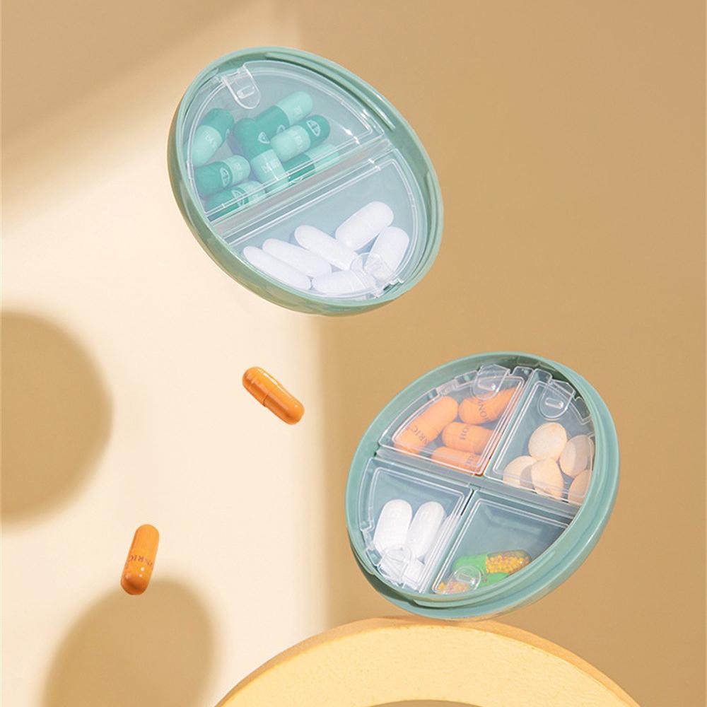 Коробка для упаковки лекарств Миниатюрная практичная влагостойкая портативная легкая коробка с отделениями для таблеток Коробка для хранения