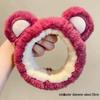 Cute Plush Green Heart Frog Headband for Women - Cartoon Frog Hair Band for Face Washing