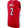 Nike Washington Wizards John Wall #2 Jersey Men Tops Red BQ1179-657