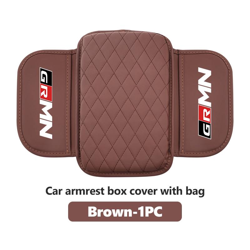 For S9 Car Armrest Box Pad Auto Protective Armrest Mat Storage Bag Interior Accessory Yaris Corolla Rav4 GR Auris Cruiser JH9
